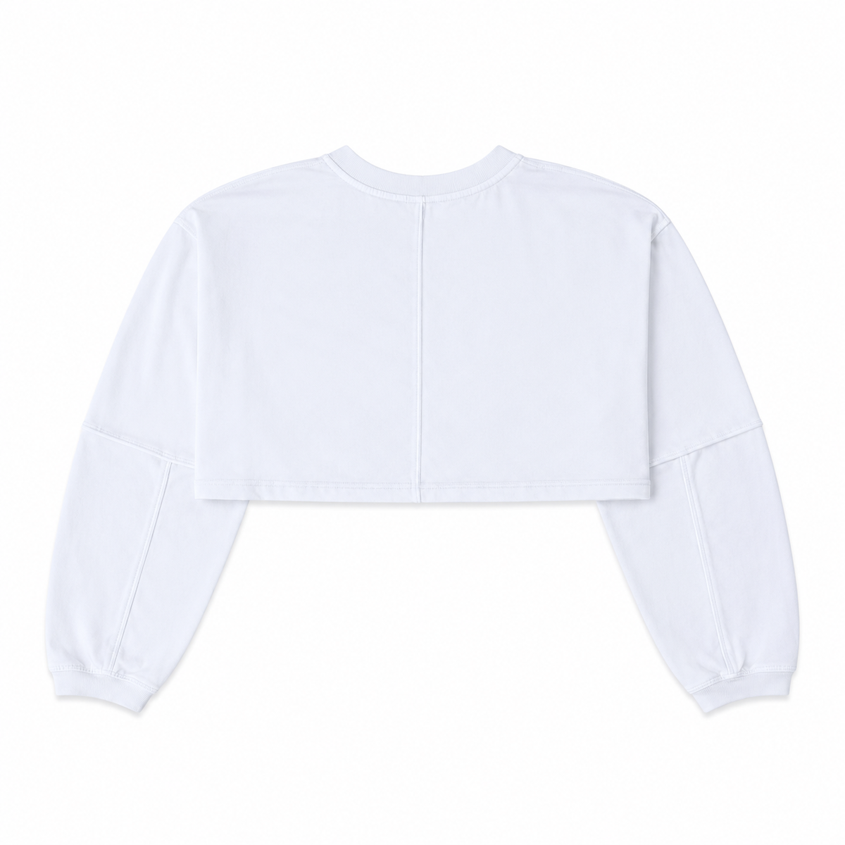 Suspense cropped longsleeve White