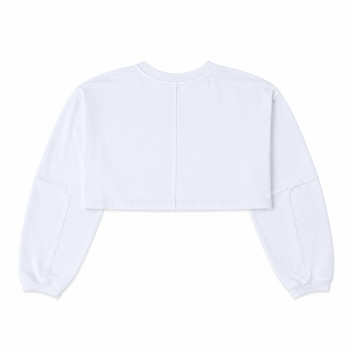 Suspense cropped longsleeve White