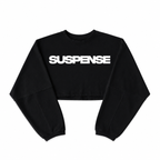 Suspense cropped longsleeve Black