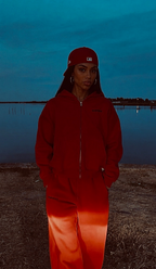 Suspense Off Duty zipper Red