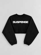 Suspense cropped longsleeve Black