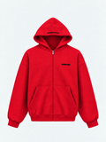 Suspense Off Duty zipper Red