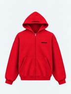 Suspense Off Duty zipper Red