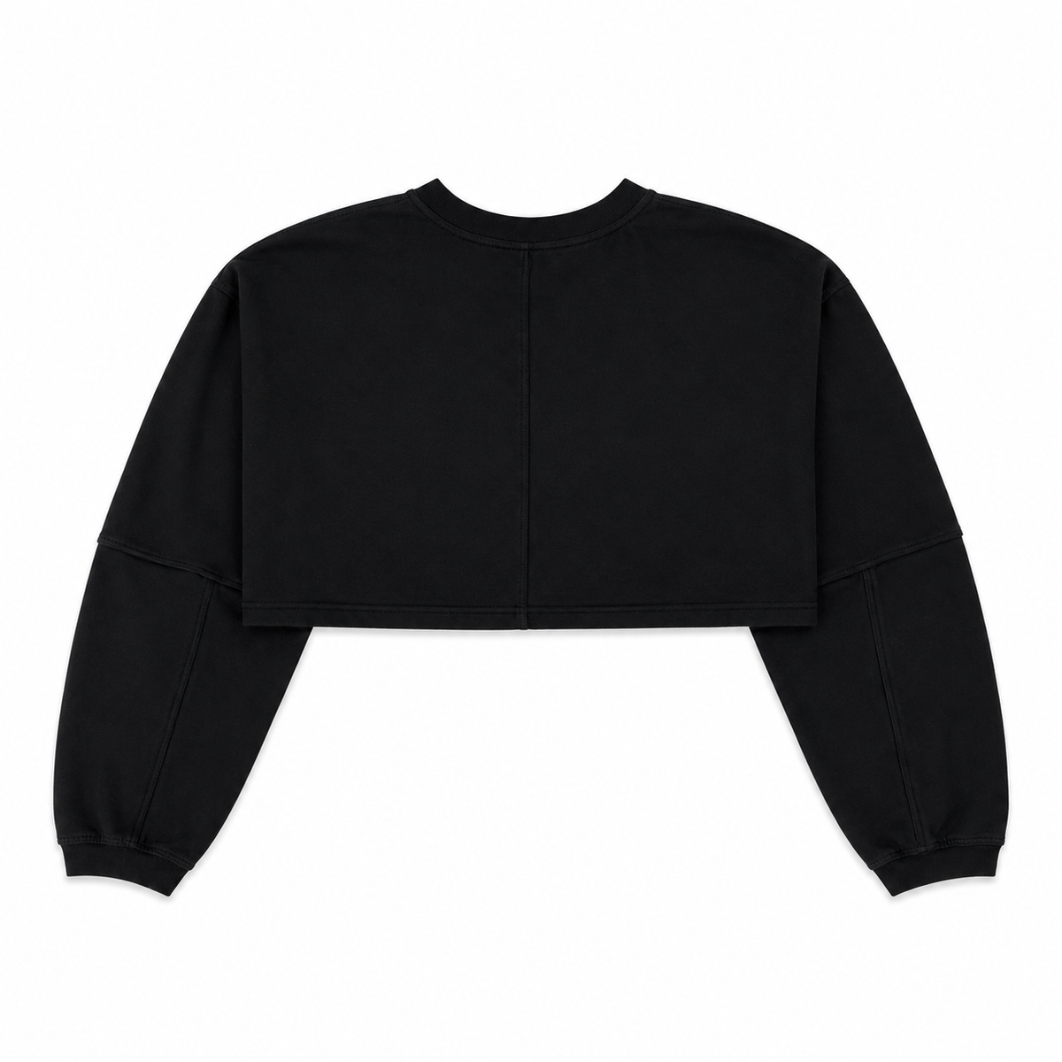 Suspense cropped longsleeve Black